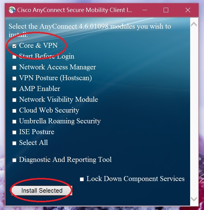 Setup OneMole AnyConnect VPN on Windows 10 - Step 1